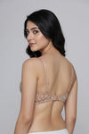 Zivame Padded Non Wired 3/4th Coverage Tshirt Bra - Skin Bouquet — thumbnail 3